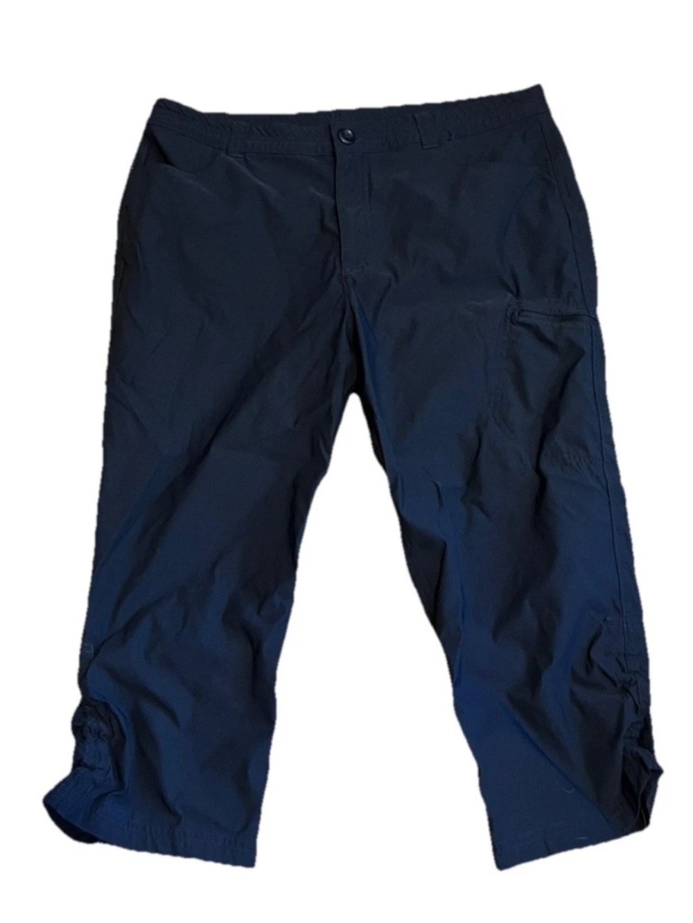 Eddie Bauer WR W Tech Capri Black Pants Hiking Granola Outdoors Women’s 14